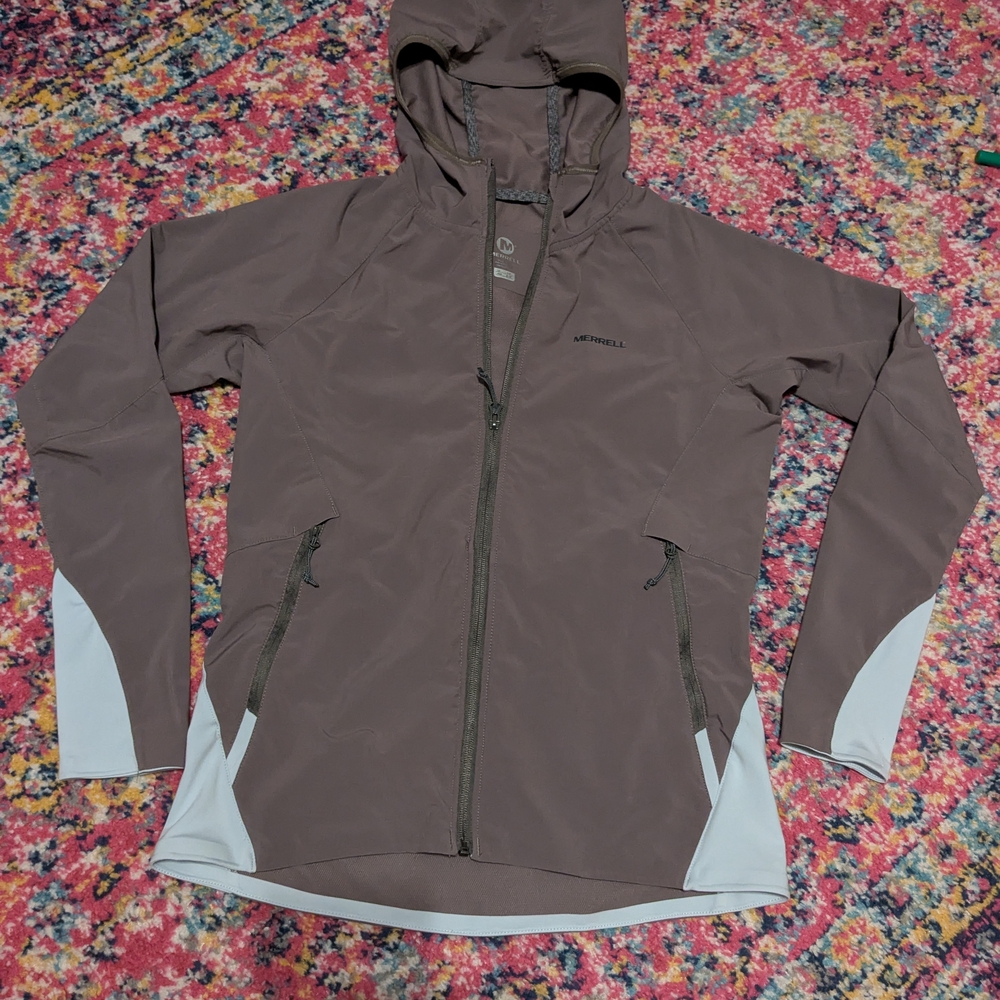 Merrell Women's Brown and White Hiking/Running Jacket